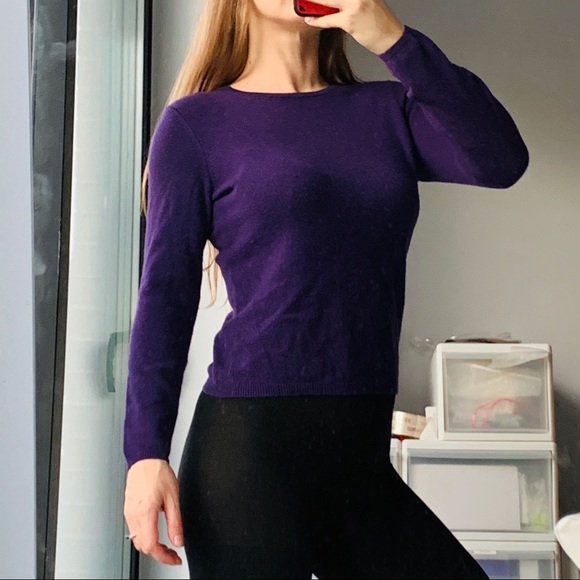 Charter Club 100% Cashmere Crew Neck Wool Pullover - Picture 4 of 11